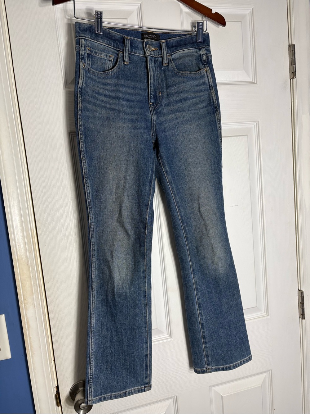 Banana Republic Medium Blue Flare Jeans